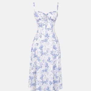 GOOD WEAR CLUB Midsize Summer Corset Floral Dress (Anthropologie Style) 3XL